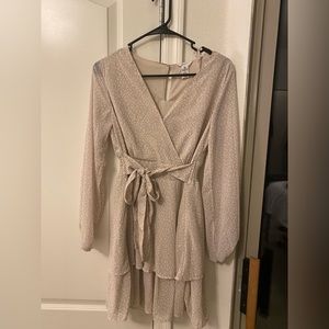 Japra pale lilac cheetah dress. Medium